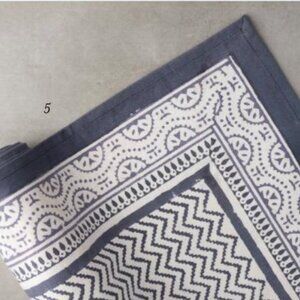Table Runner - Gray Design - Fair Trade-Made in India-NWT